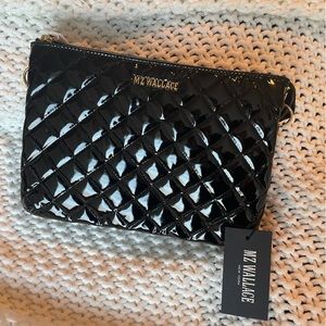 NWT MZ Wallace Pippa Crossbody in Lacquer Black